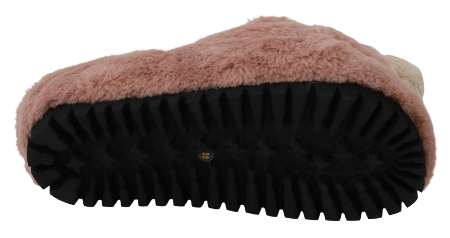 Chic Pink Bear House Slippers της D&amp;G