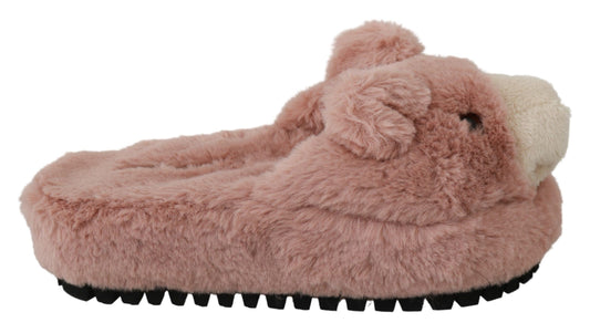 Chic Pink Bear House Slippers της D&amp;G