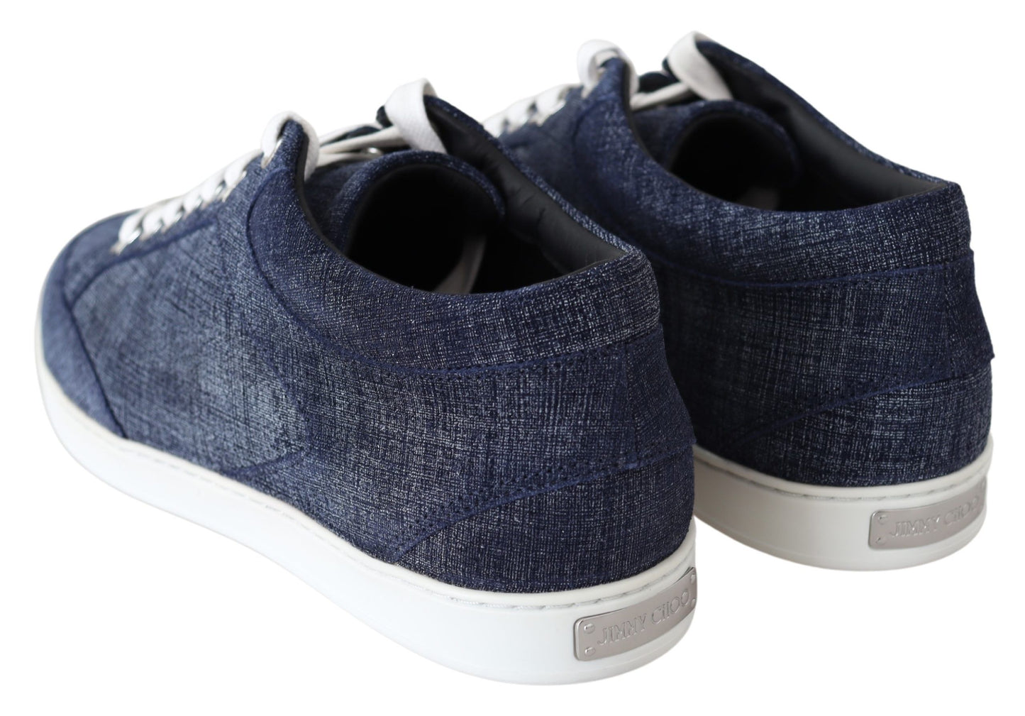 Chic Slip-On Μπλε Τζιν Suede Sneakers