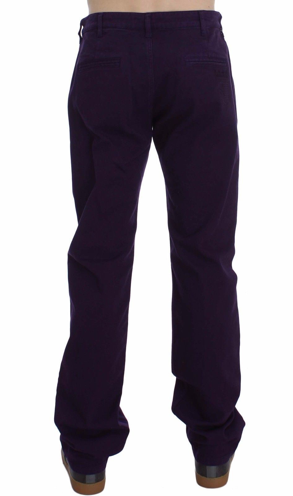 Μωβ βαμβακερά Stretch Slim Chinos