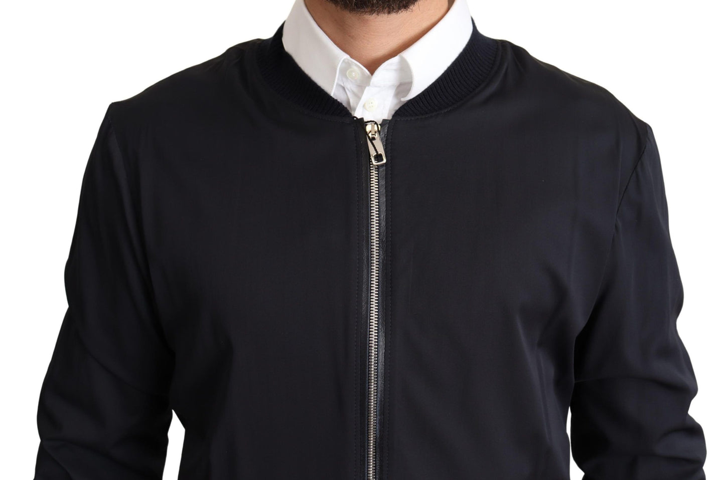 Κομψό Silk Blend Bomber Jacket