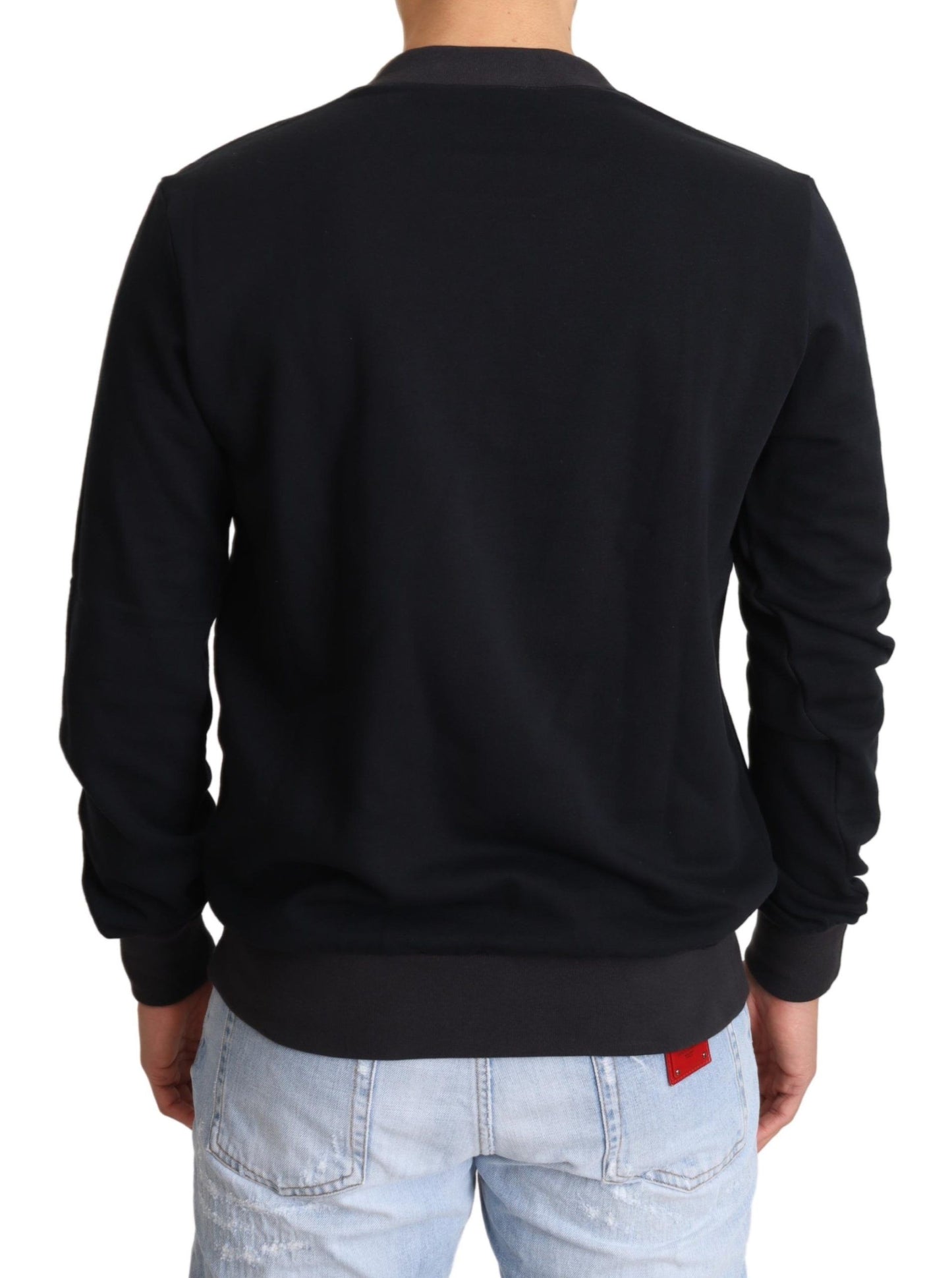 Regal Crown Motive Crewneck Sweater