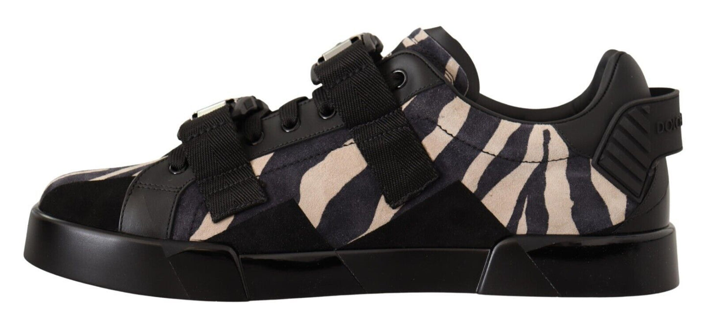 Αθλητικά παπούτσια Zebra Suede Low Top Fashion