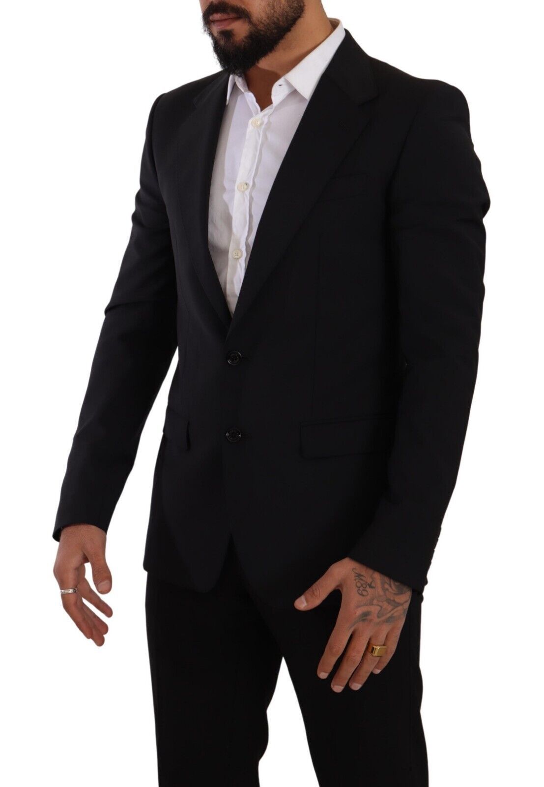 Κομψό Μαύρο Martini Slim Fit Blazer και γιλέκο