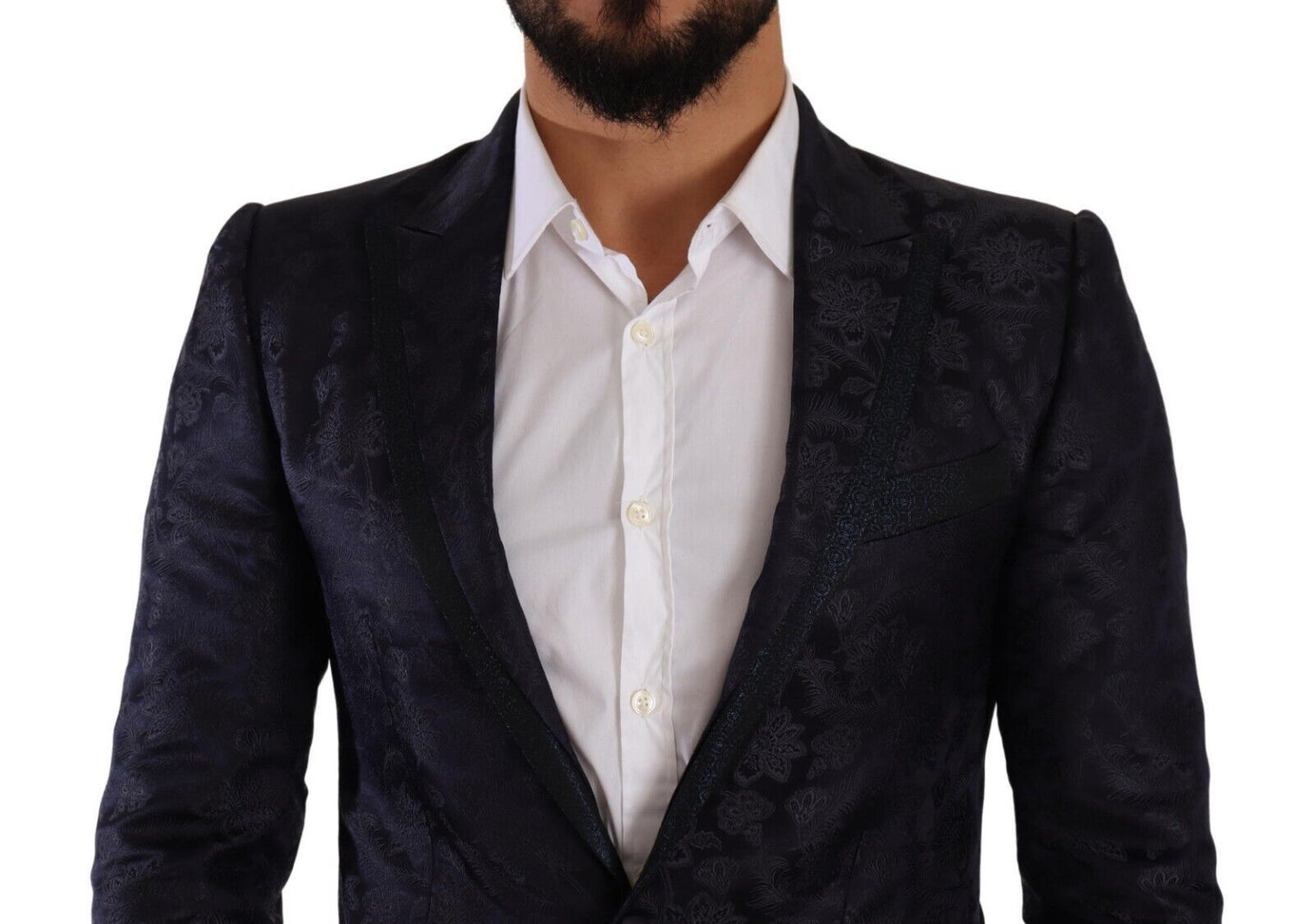 Κομψό Σκούρο Μπλε MARTINI Formal Blazer