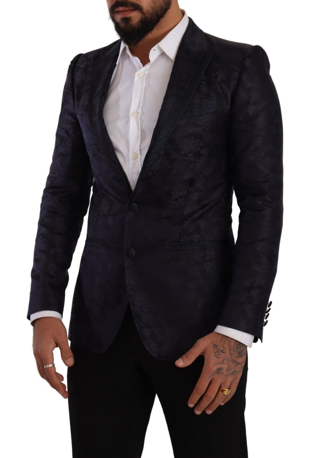 Κομψό Σκούρο Μπλε MARTINI Formal Blazer