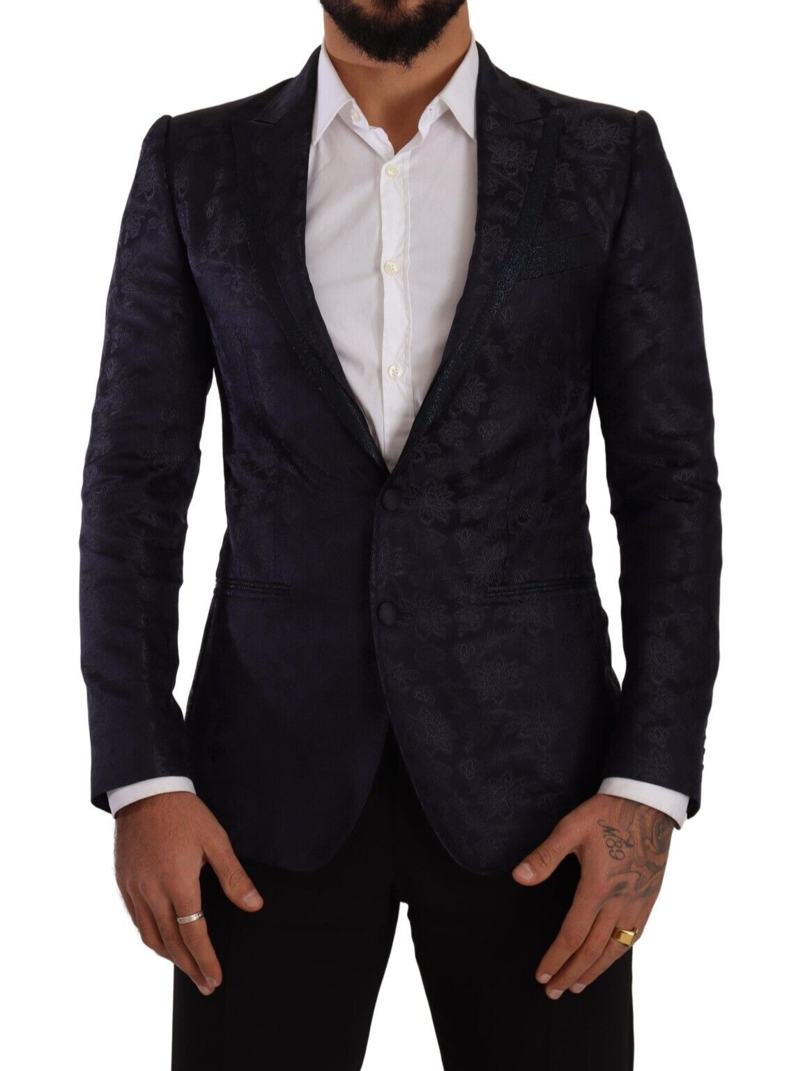 Κομψό Σκούρο Μπλε MARTINI Formal Blazer