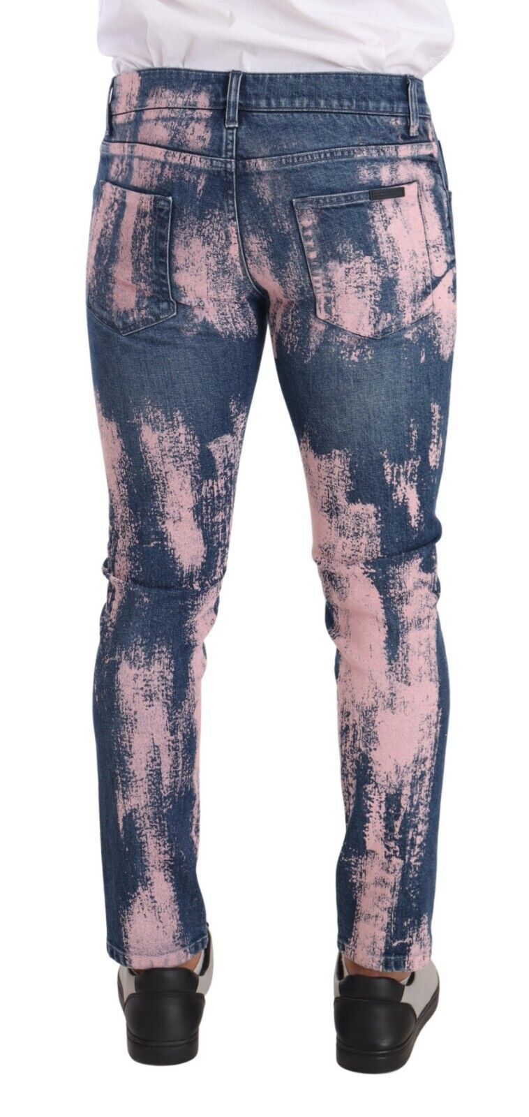 Κομψό Skinny Slim Fit τζιν τζιν σε Tie Dye