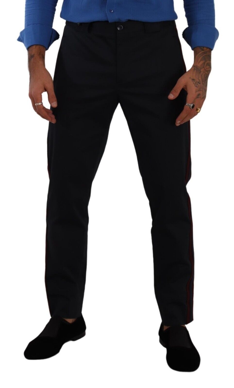 Chino Slim Fit Παντελόνι Chinos σε Μπλε