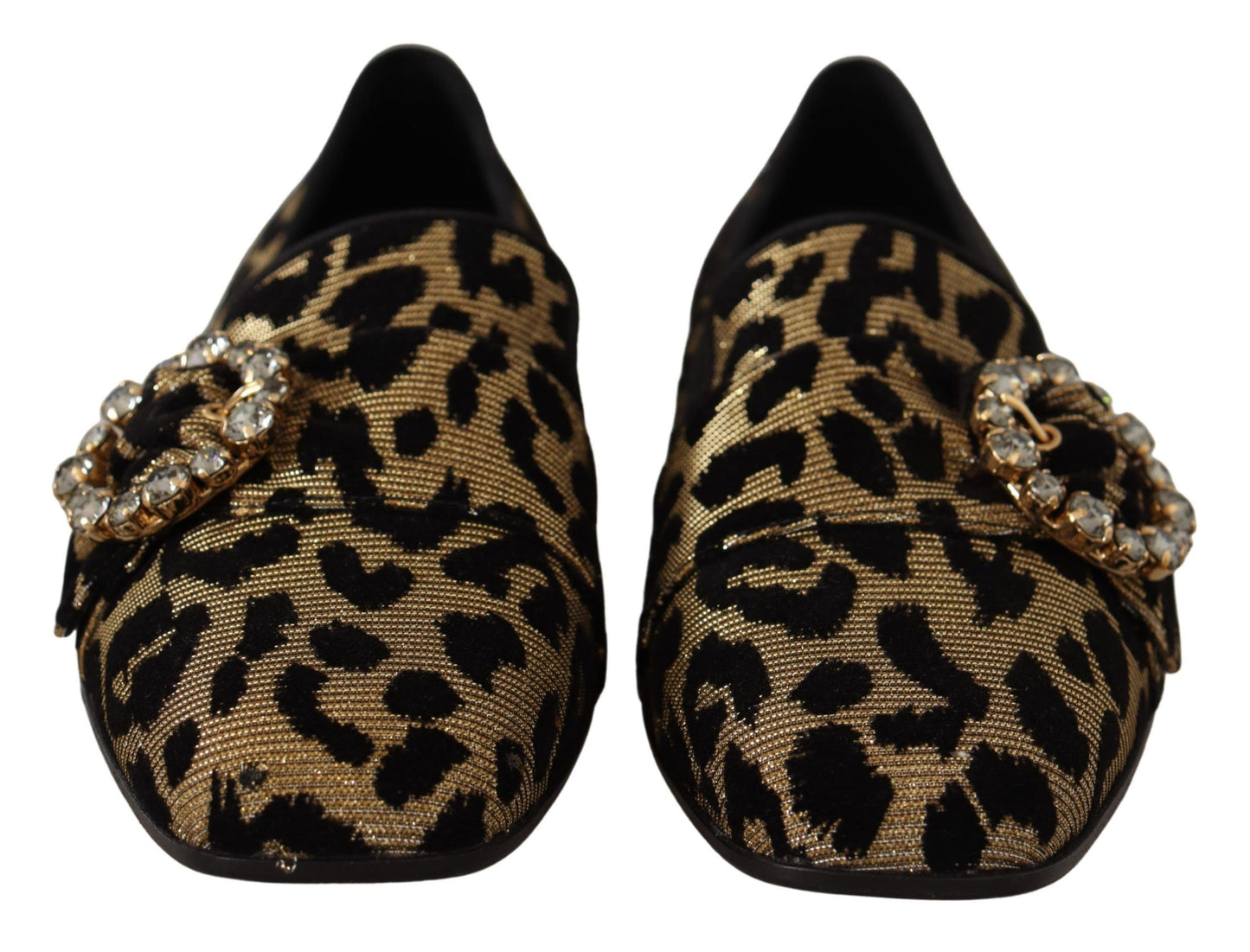 Κομψά Loafers Leopard Crystal Gem