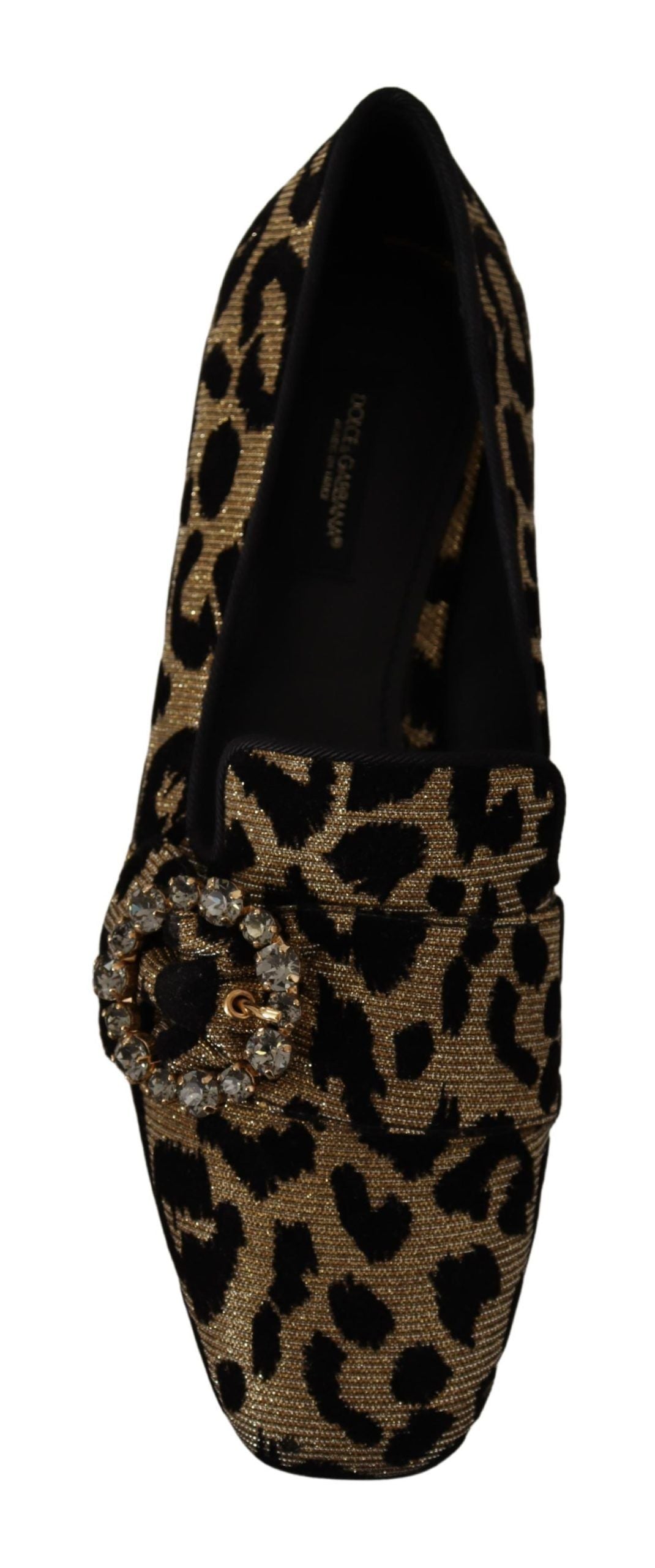 Κομψά Loafers Leopard Crystal Gem