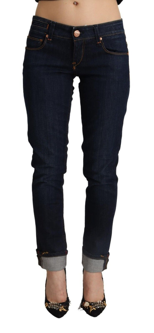 Slim Fit Dark Blue Denim Elegance