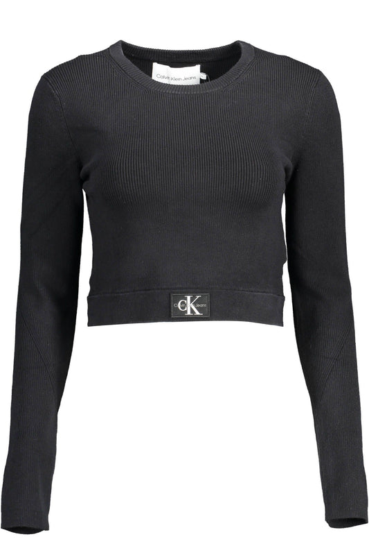 Black Lyocell Women Sweater