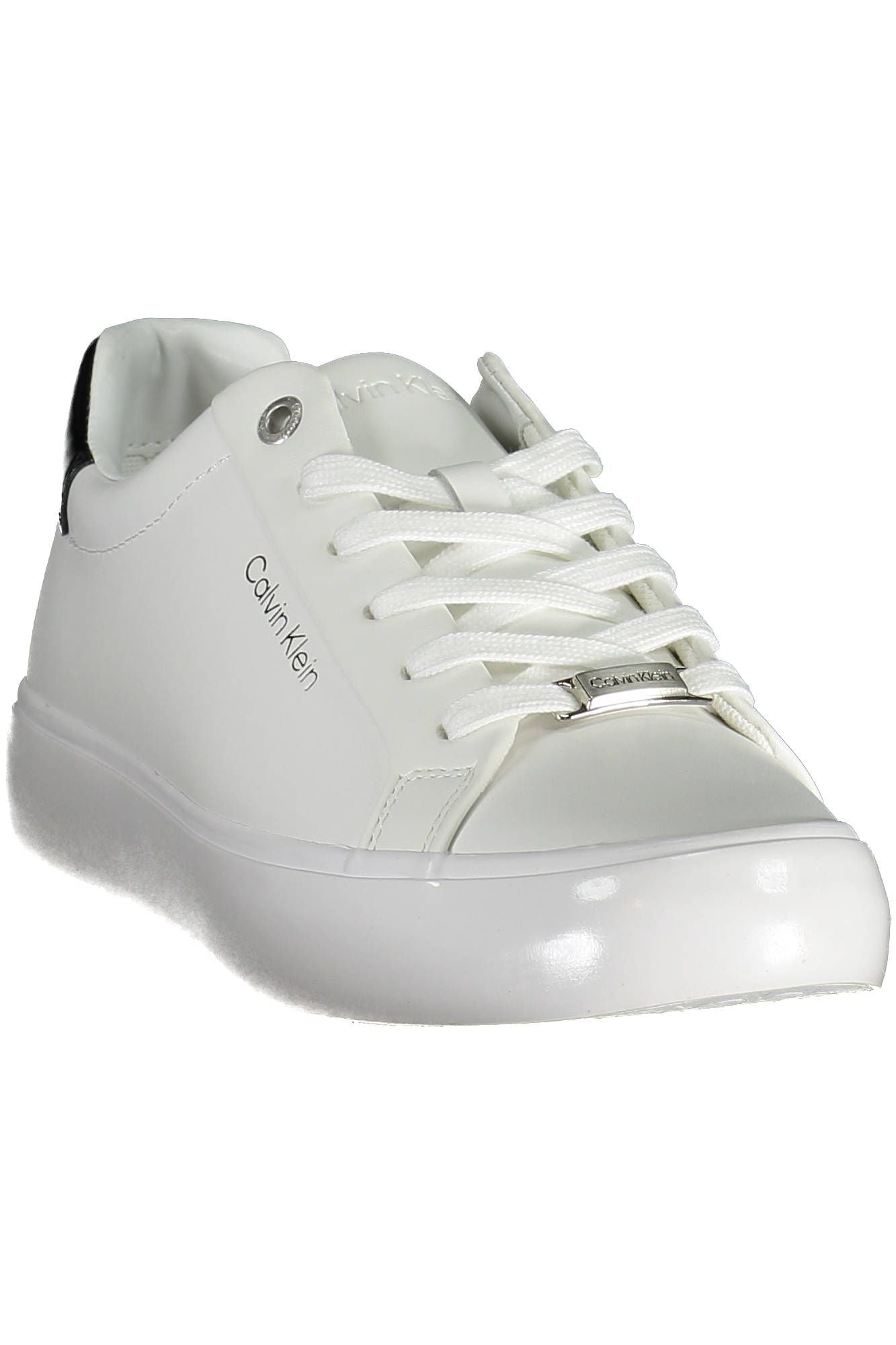 White Leather Women Sneaker