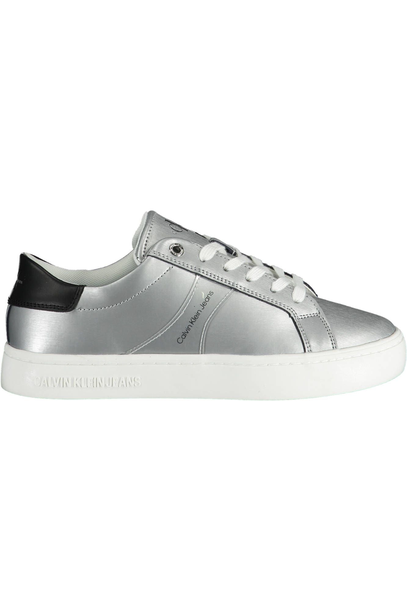 Silver Cotton Women Sneaker