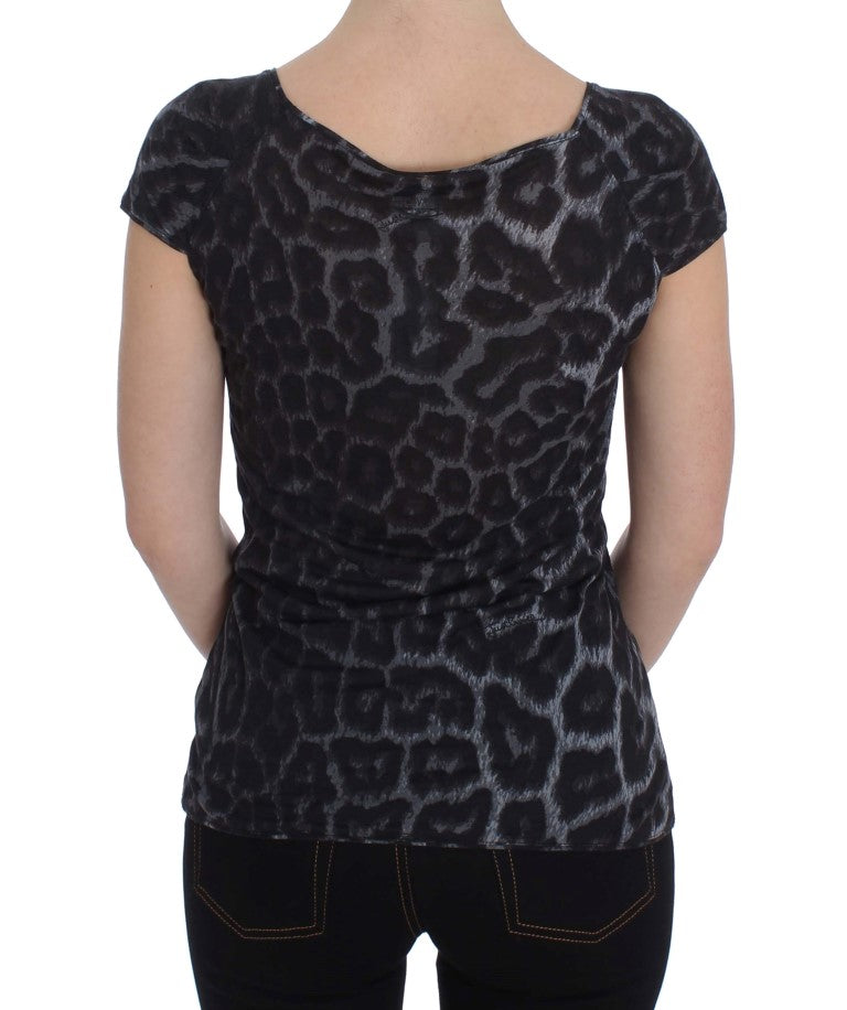 Chic Leopard Modal Top από την Cavalli