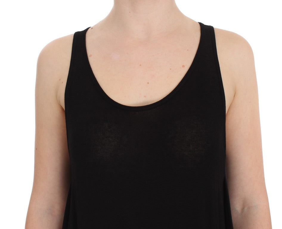 Κομψή μαύρη μπλούζα Cami Tank Top