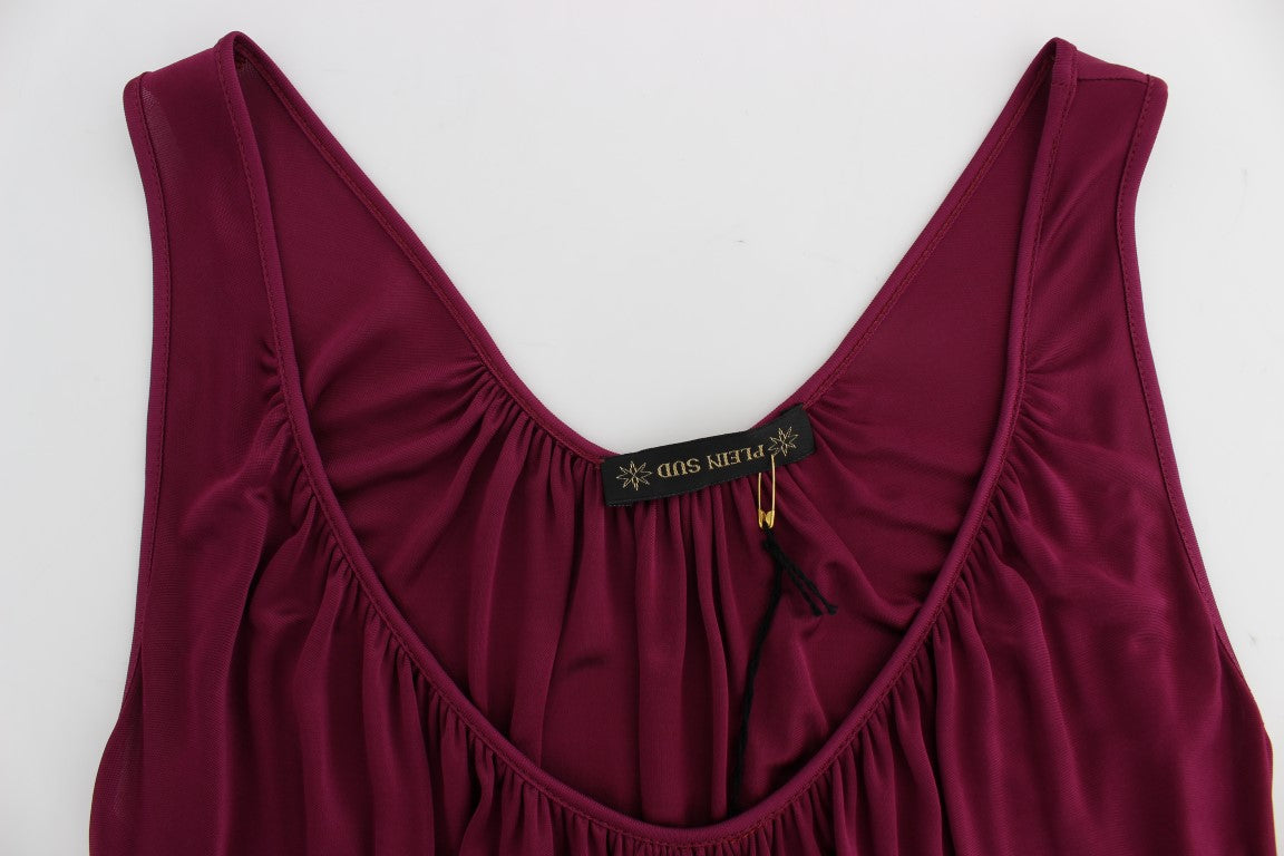 Κομψή μπλούζα Cami Purple Rayon