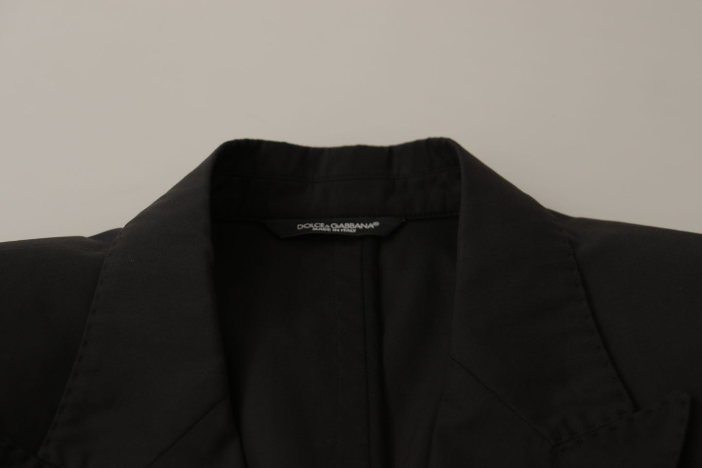 Κομψό Taormina Black Cotton Blazer