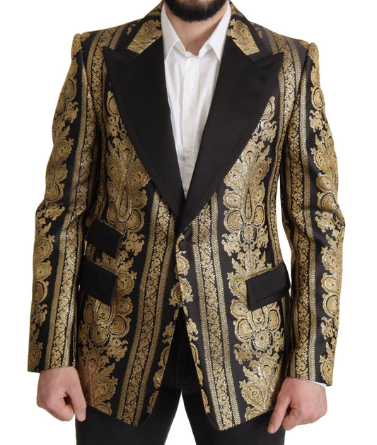 Κομψό μονόστηθο Jacquard Blazer