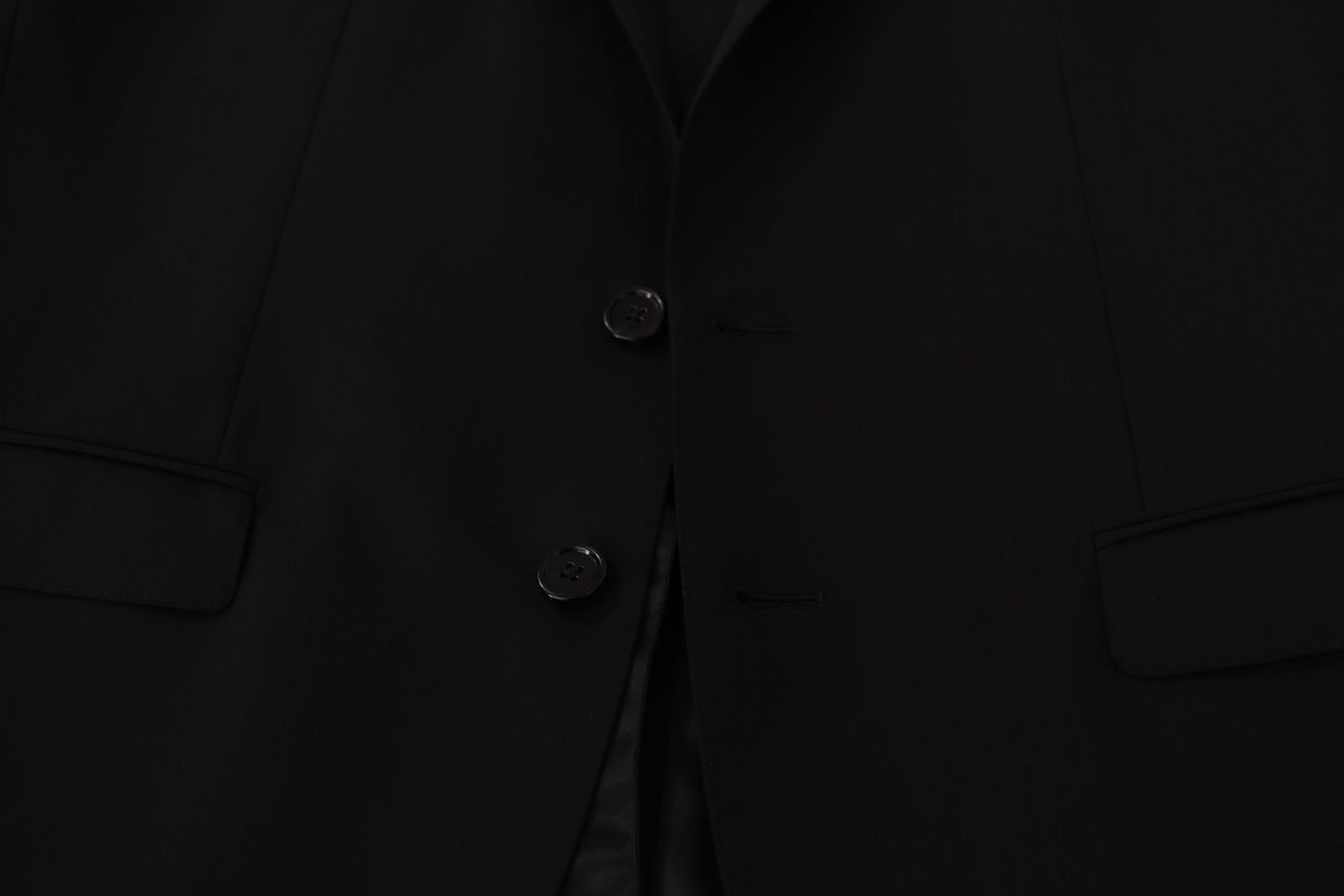 Κομψό Slim Fit Black Blazer Jacket