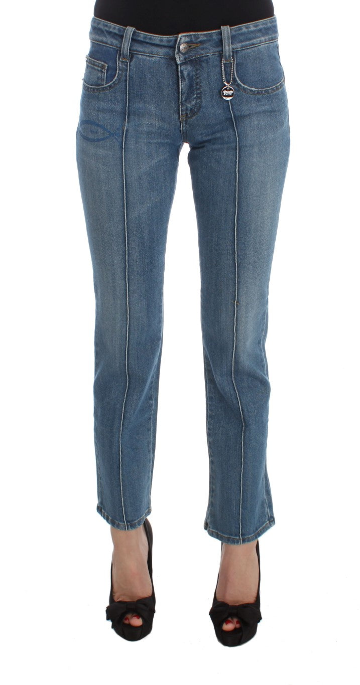 Chic Slim Fit Blue Jeans για τη Σύγχρονη Γυναίκα