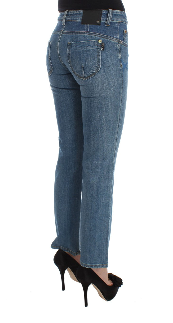 Chic Slim Fit Blue Jeans για τη Σύγχρονη Γυναίκα