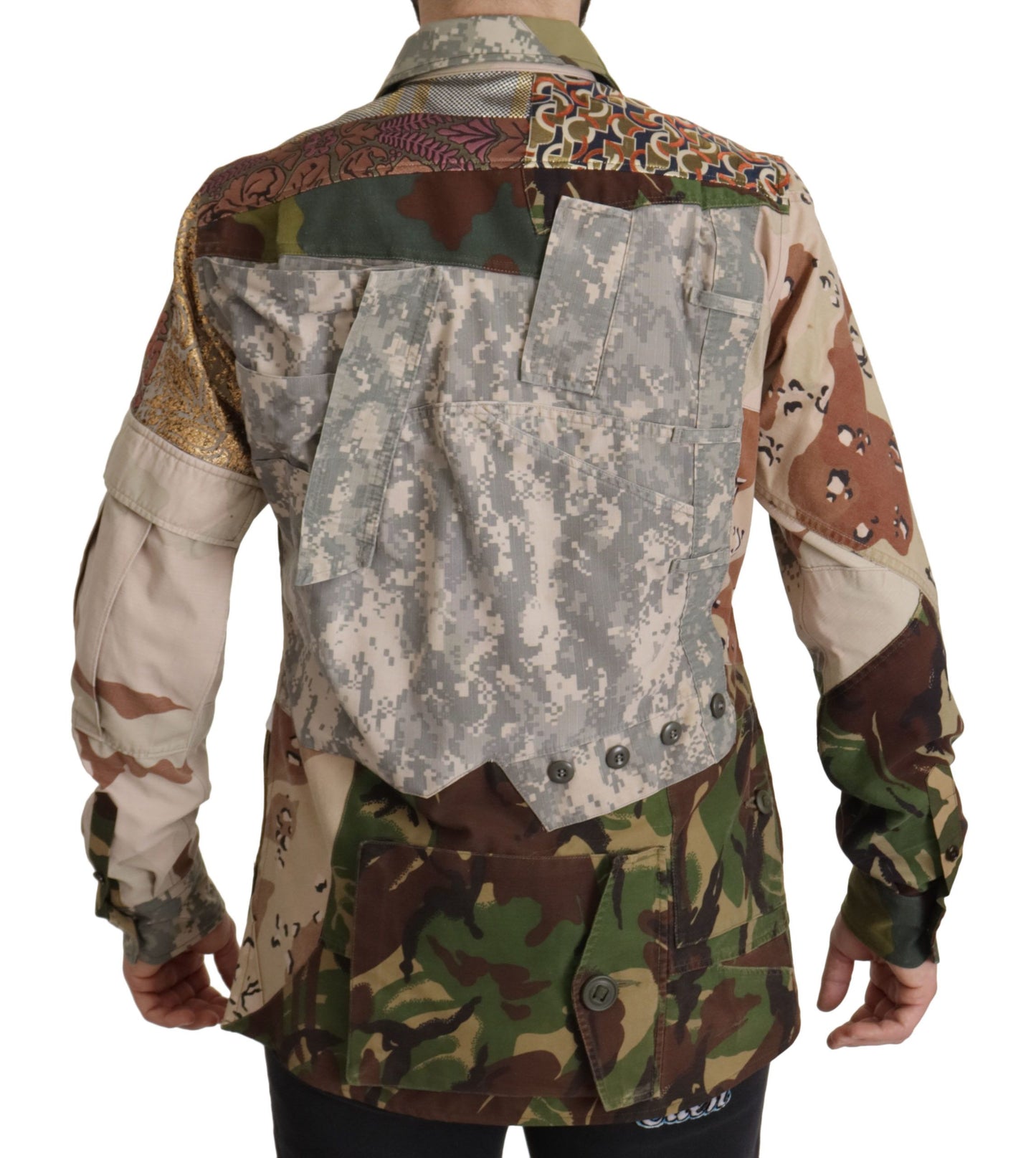 Πουκάμισο Casual Camouflage Patchwork