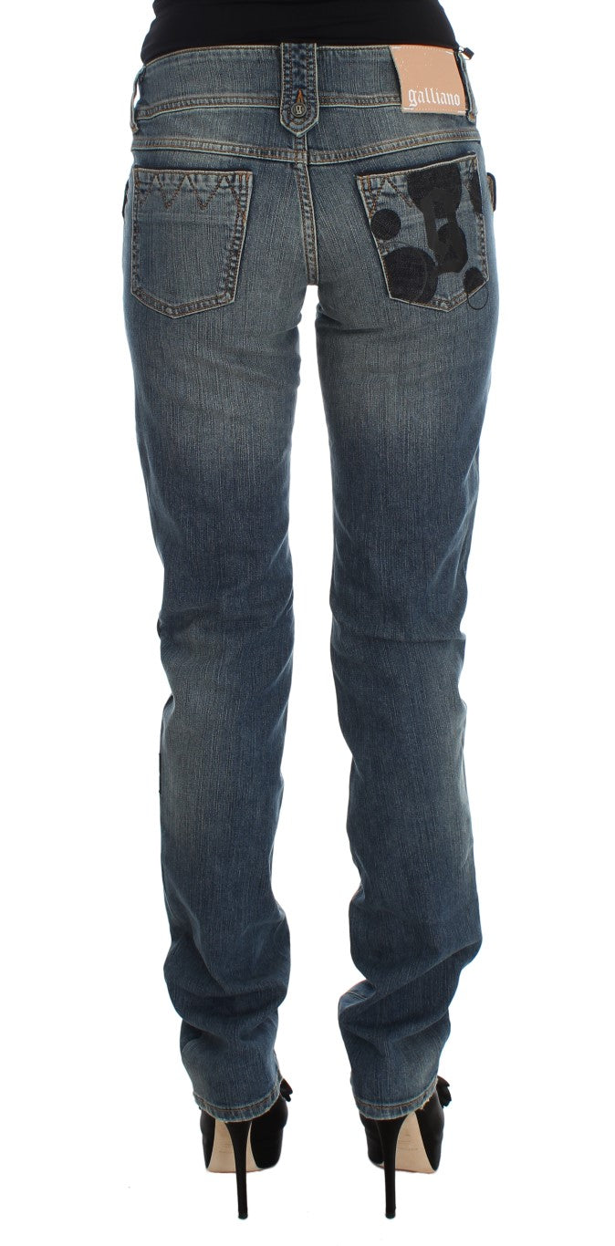 Chic Slim Fit Bootcut Jeans σε Blue Wash