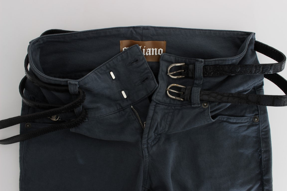 Sleek Slim Fit Italian Jeans σε Chic Blue