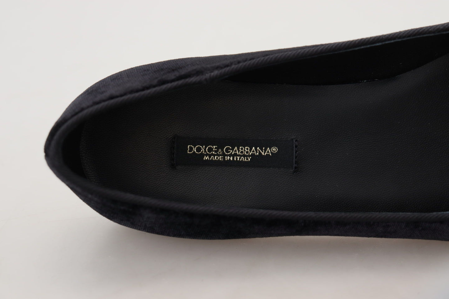 Elegant Black Silk-Blend Loafers