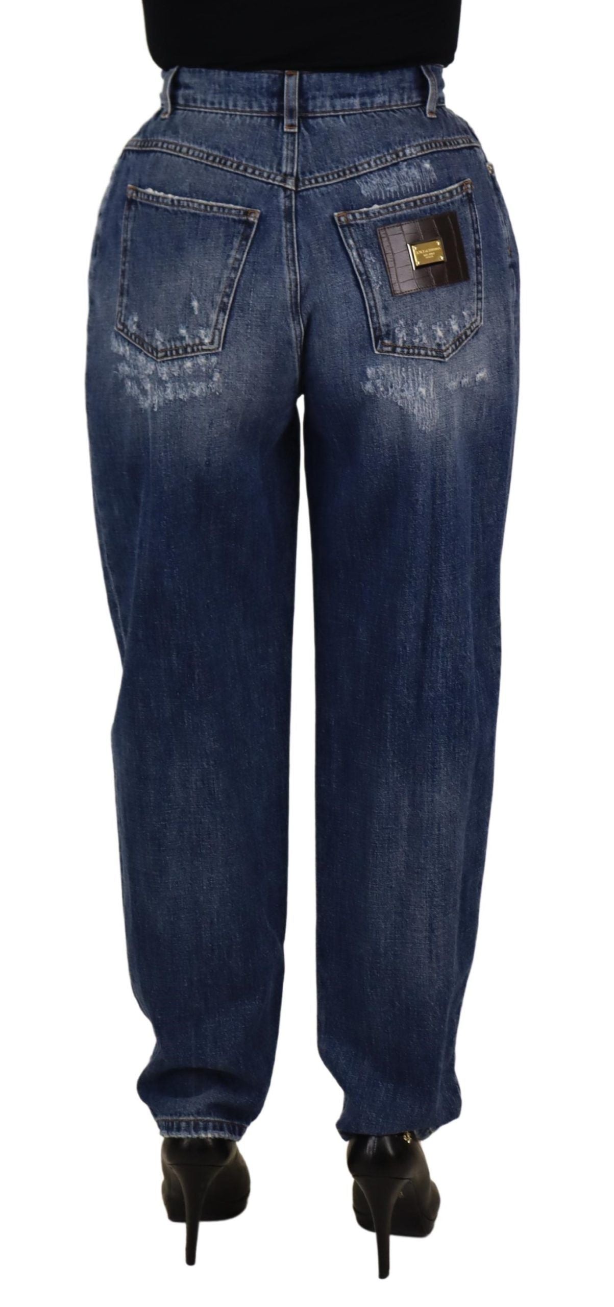 Ψηλόμεσο Skinny Denim Jeans - Chic Blue Washed