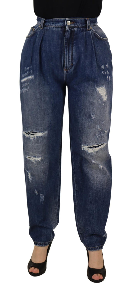 Ψηλόμεσο Skinny Denim Jeans - Chic Blue Washed