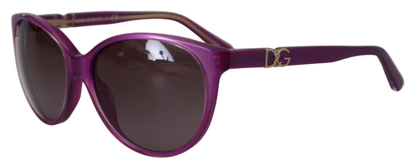 Στρογγυλά γυαλιά ηλίου Chic Purple Acetate