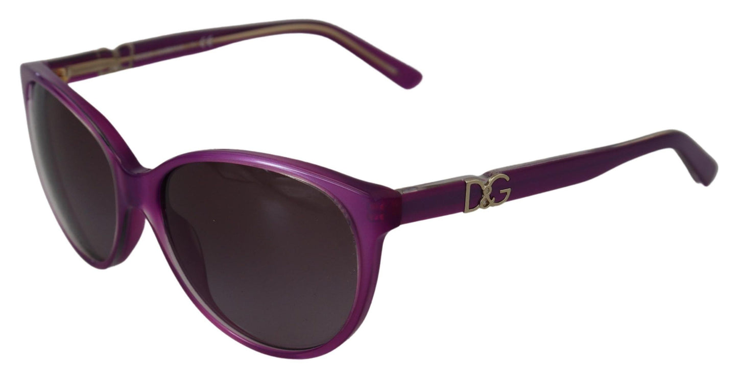 Στρογγυλά γυαλιά ηλίου Chic Purple Acetate