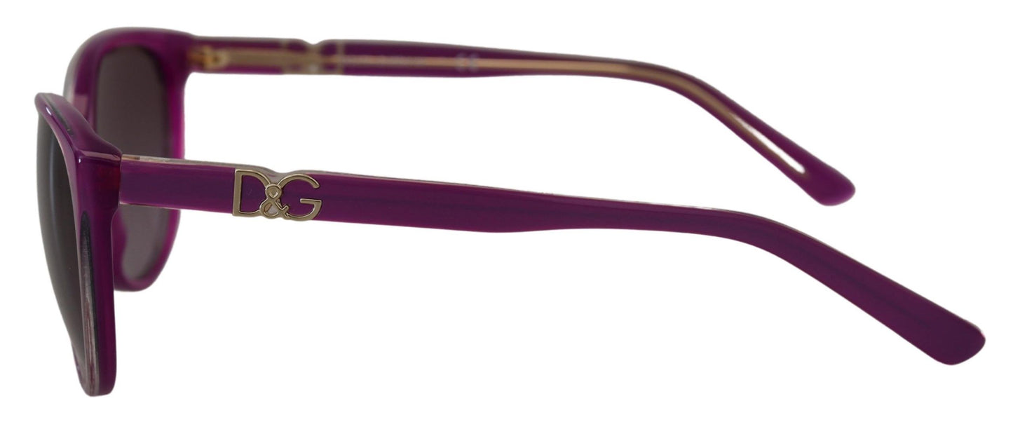 Στρογγυλά γυαλιά ηλίου Chic Purple Acetate