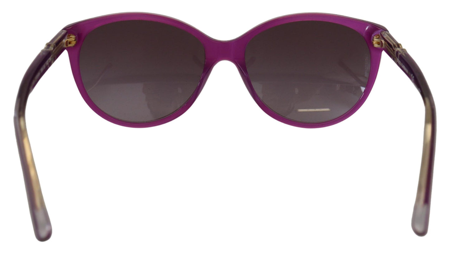 Στρογγυλά γυαλιά ηλίου Chic Purple Acetate