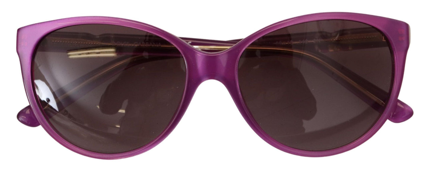 Στρογγυλά γυαλιά ηλίου Chic Purple Acetate