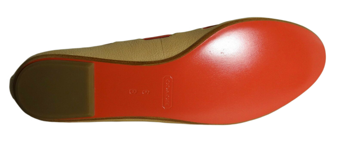 Δερμάτινα Flat Παπούτσια Manika Soft Tan