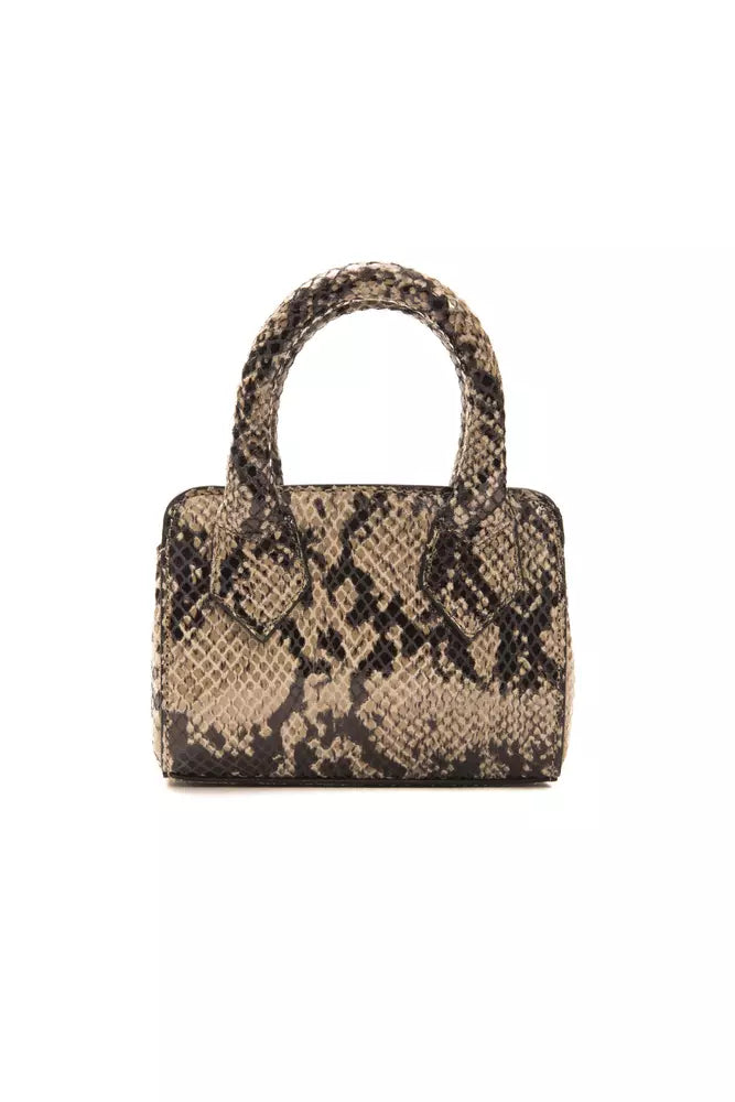 Chic Python Print Δερμάτινη Mini Tote