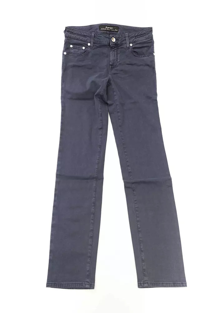 Blue Cotton-Like Women's Jean