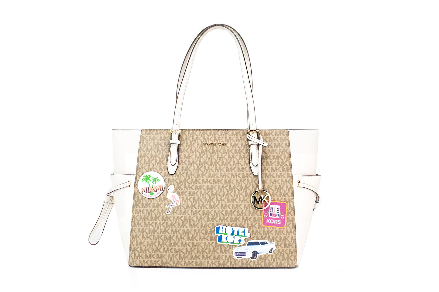 Τσάντα Gilly Large Travel Miami Print Signature PVC Tote Τσάντα