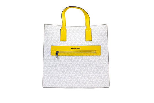 Τσάντα υπολογιστή Kenly Large Signature Citrus PVC North South Tote