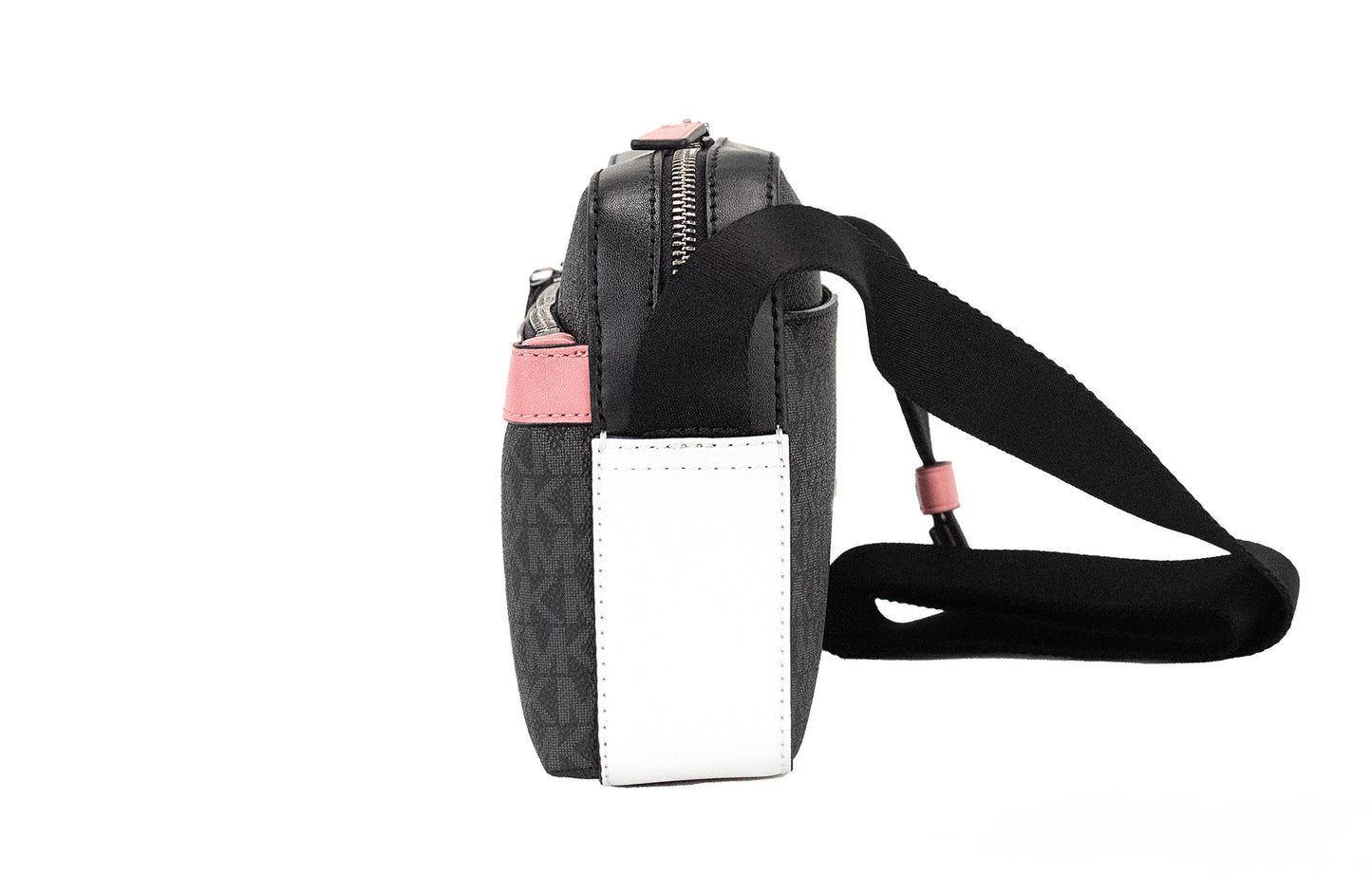 Cooper Small Black Pink Signature PVC Utility Crossbody τσάντα