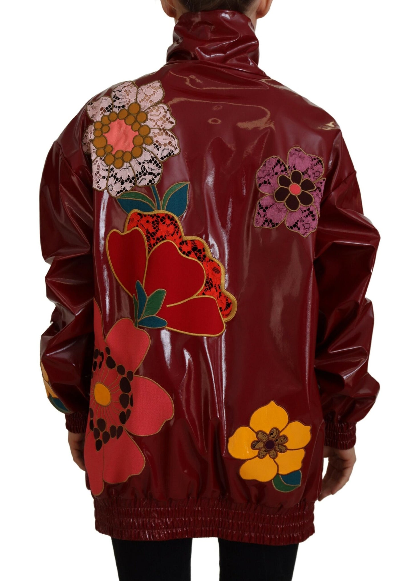 Μπουφάν Maroon Floral Luxe