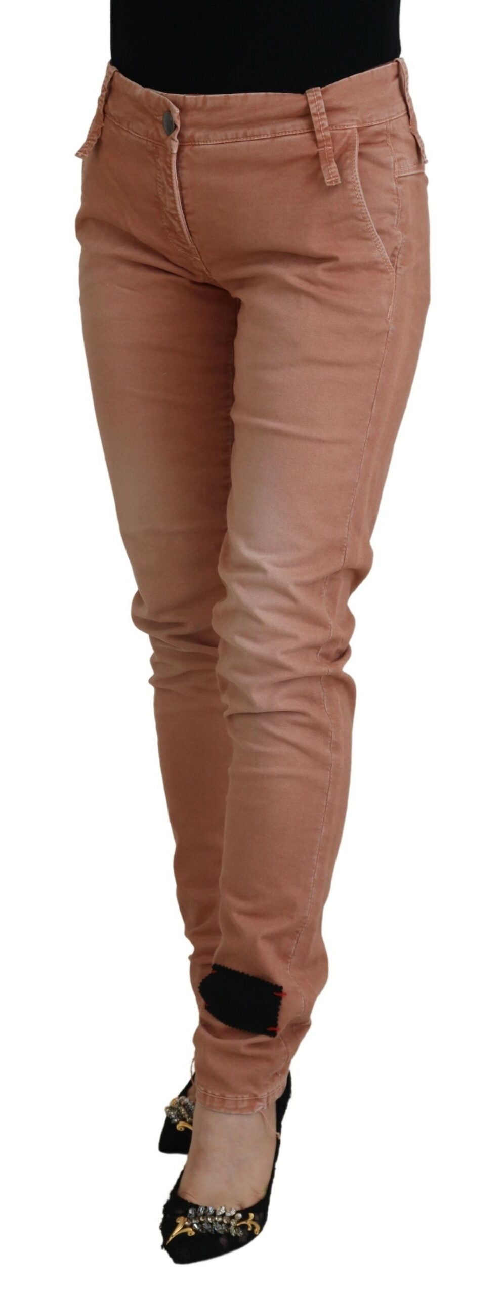 Chic Slim Fit Cotton Stretch Pants