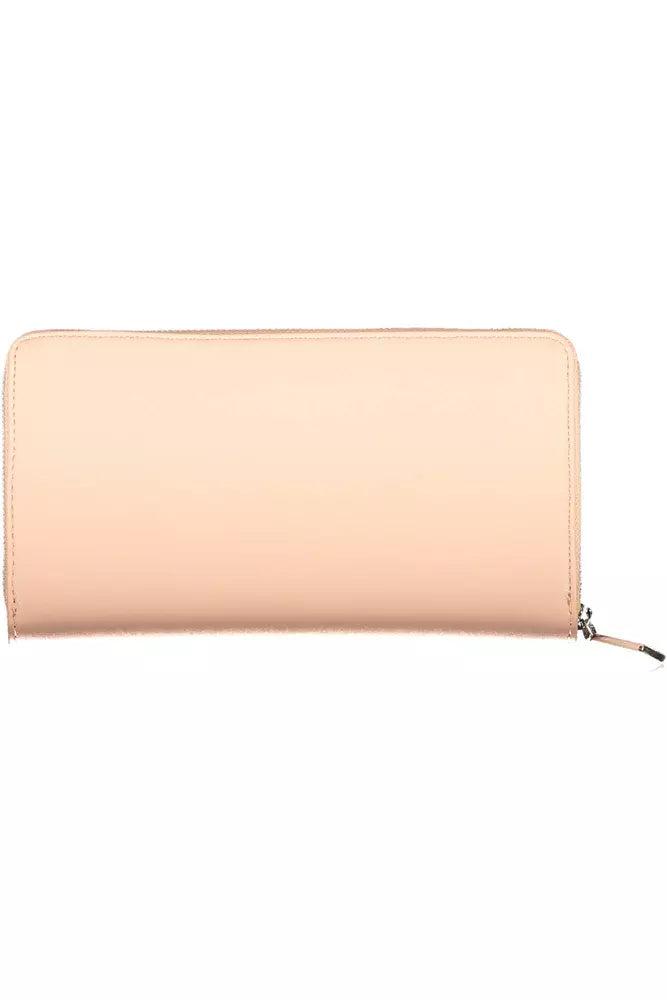 Pink Polyethylene Women Wallet