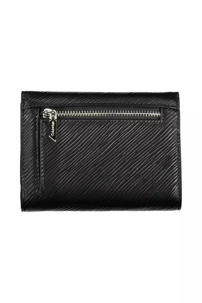 Black Polyethylene Women Wallet