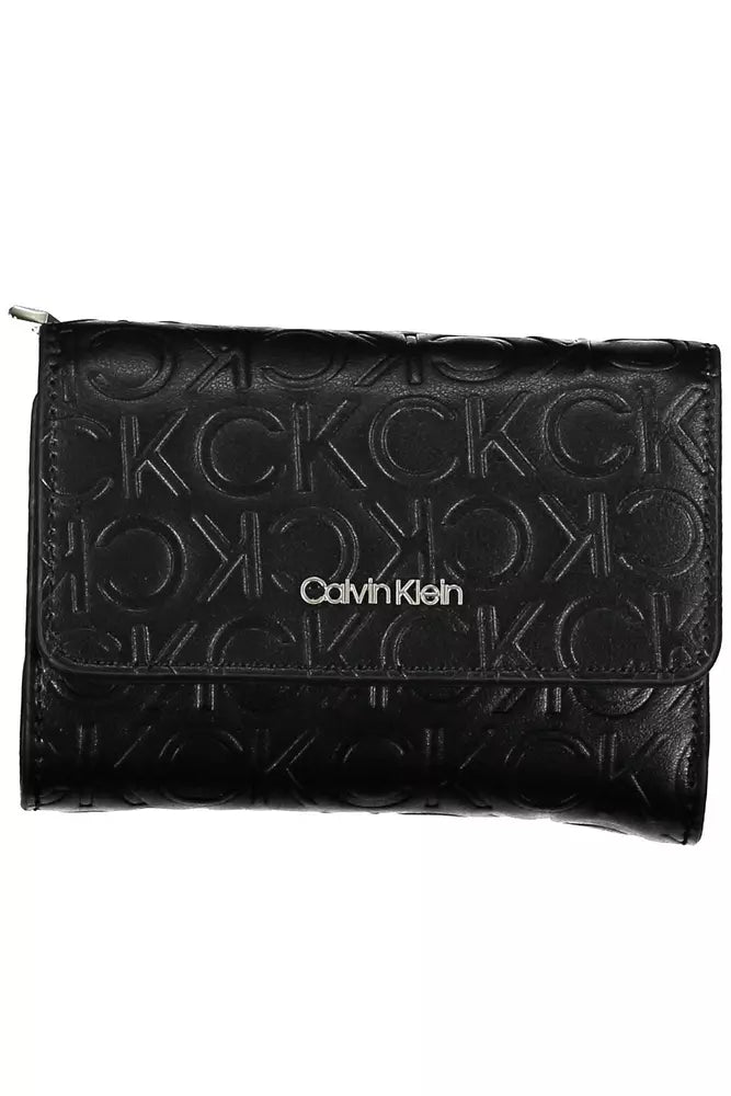 Black Polyethylene Women Wallet