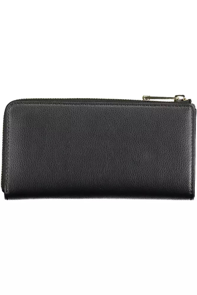 Black Polyethylene Women Wallet